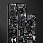 all is better in black glass case for oneplus 9rt image-2