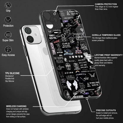 all is better in black back phone cover | glass case for realme 11 pro 5g