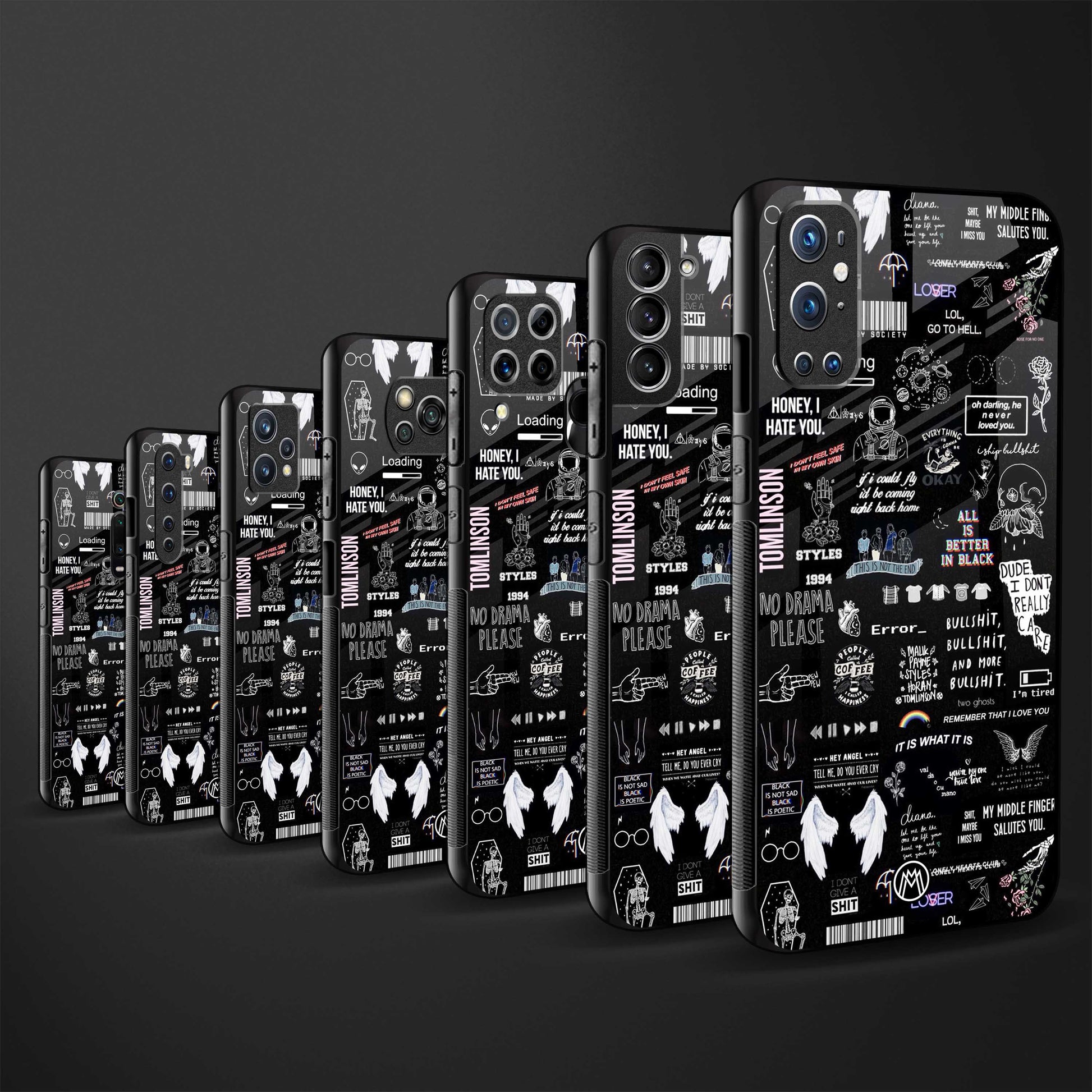 all is better in black glass case for samsung galaxy s20 plus image-3