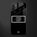 allergic to stupid people black glass case for samsung galaxy note 10 plus image