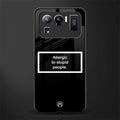 allergic to stupid people black glass case for mi 11 ultra 5g image
