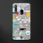 american teen sticker collage glass case for vivo y19 image