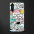 american teen sticker collage glass case for realme 6i image