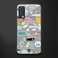american teen sticker collage glass case for oneplus nord 2 5g image