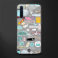 american teen sticker collage glass case for oppo f15 image