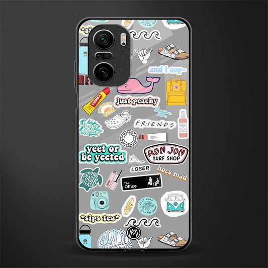 american teen sticker collage glass case for mi 11x 5g image