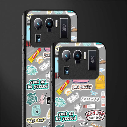 american teen sticker collage glass case for mi 11 ultra 5g image-2
