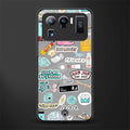 american teen sticker collage glass case for mi 11 ultra 5g image