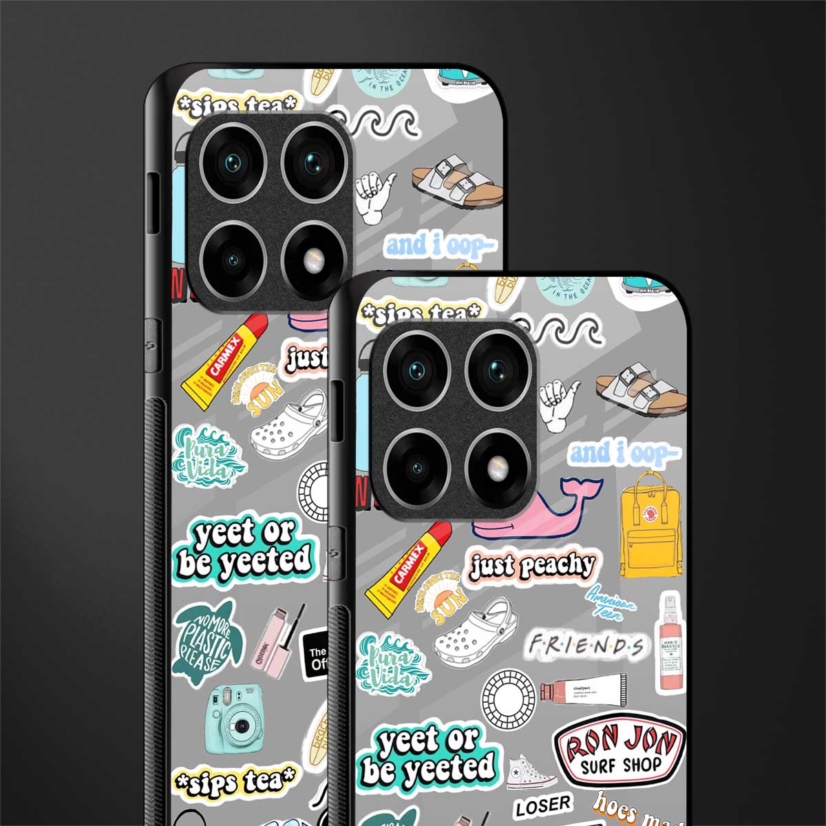 american teen sticker collage glass case for oneplus 10 pro 5g image-2