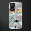 american teen sticker collage glass case for vivo x70 image