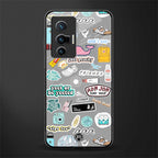 american teen sticker collage glass case for vivo x70 image