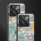 american teen sticker collage back phone cover | glass case for oneplus 10t