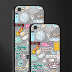 american teen sticker collage glass case for iphone 6 plus image-2