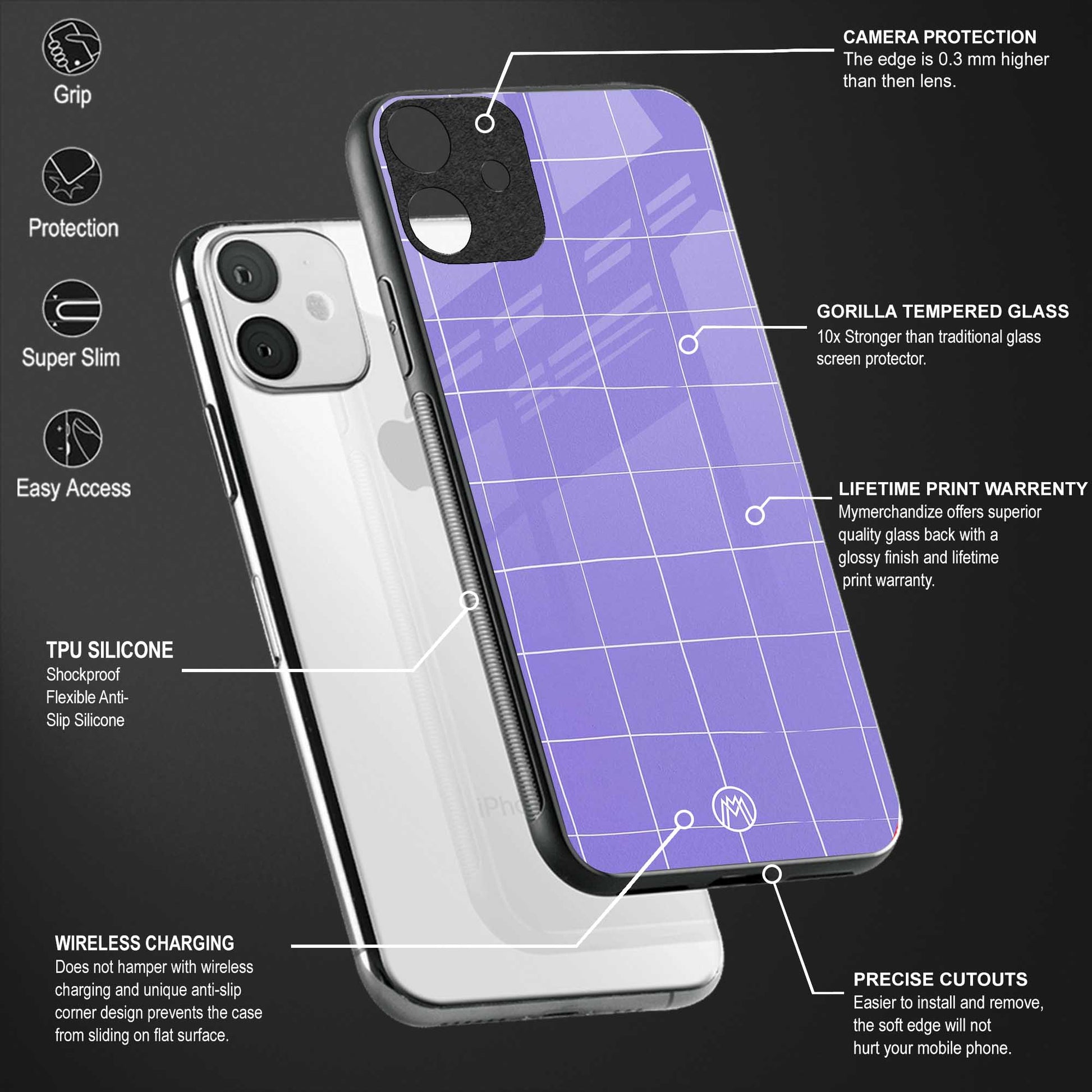 amethyst soul glass case for iphone xs max image-4