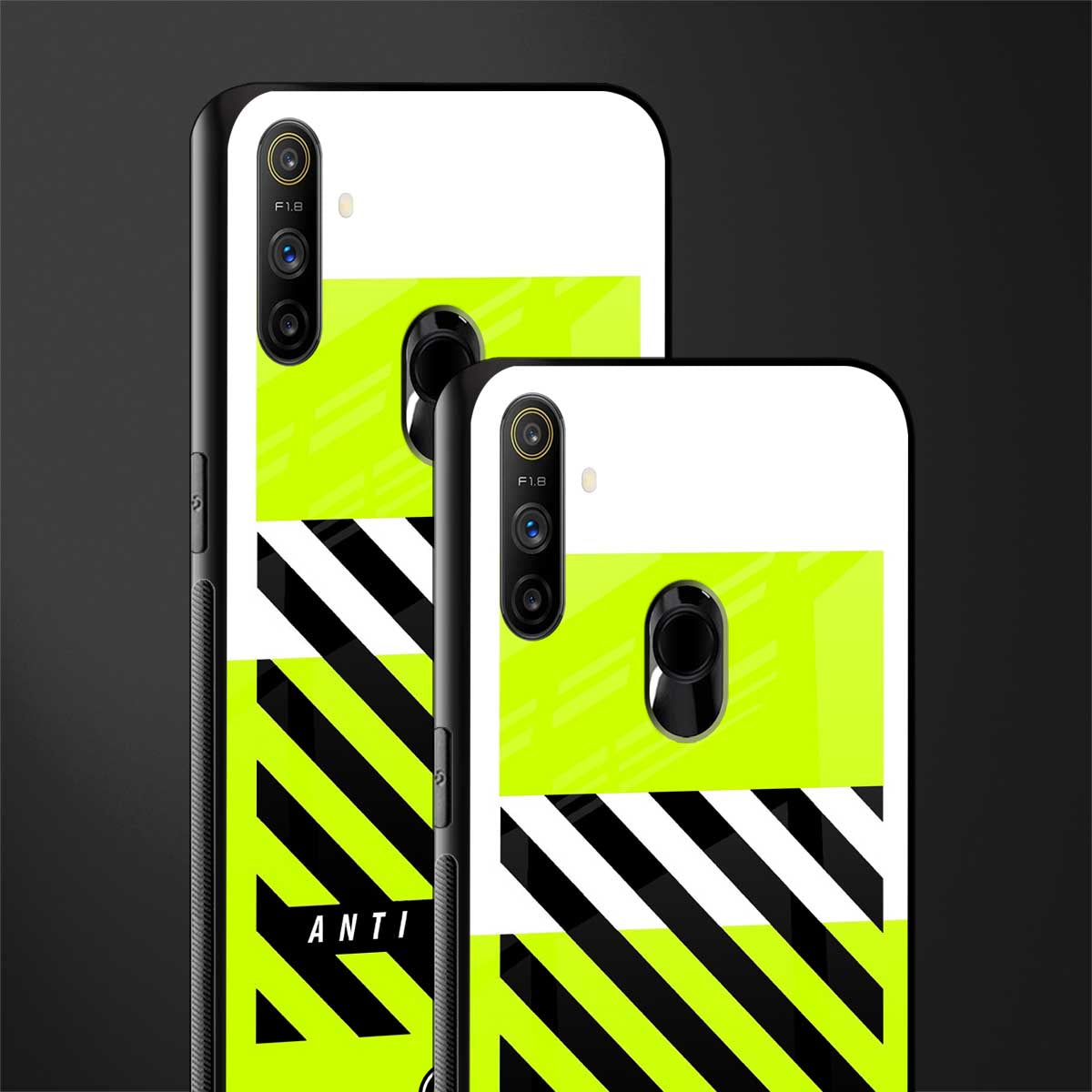 anti social glass case for realme narzo 20a image-2