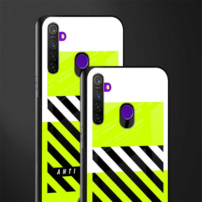 anti social glass case for realme 5 pro image-2