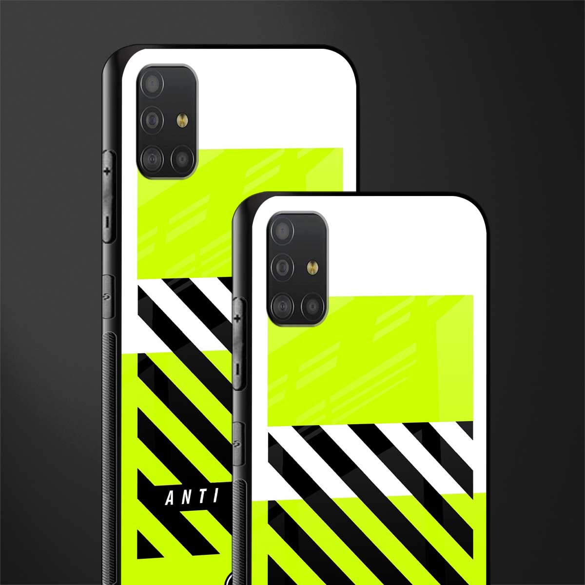 anti social glass case for samsung galaxy a51 image-2