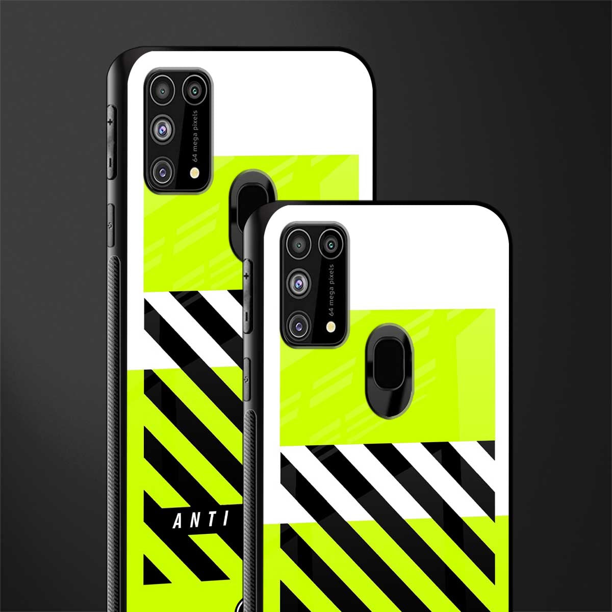 anti social glass case for samsung galaxy m31 prime edition image-2