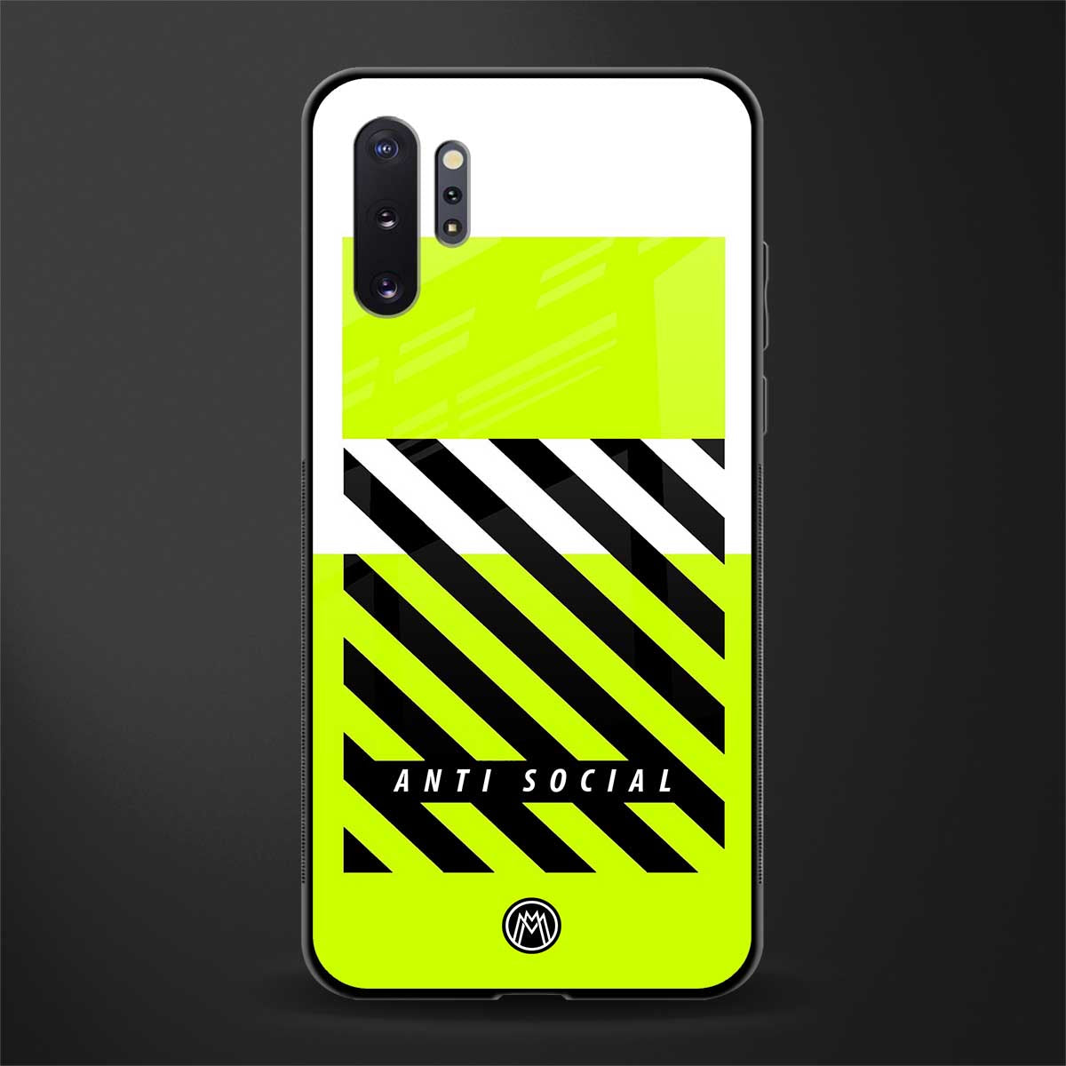 anti social glass case for samsung galaxy note 10 plus image