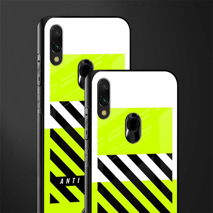 anti social glass case for redmi y3 image-2