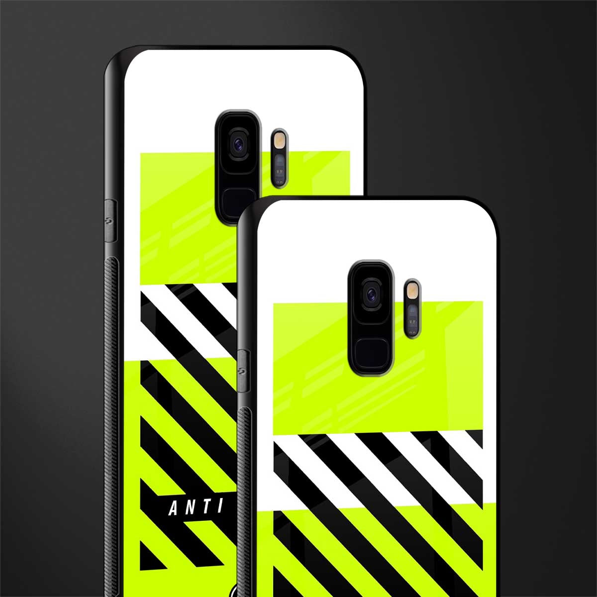 anti social glass case for samsung galaxy s9 image-2