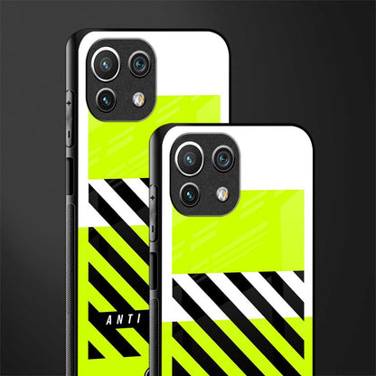 anti social glass case for mi 11 lite image-2