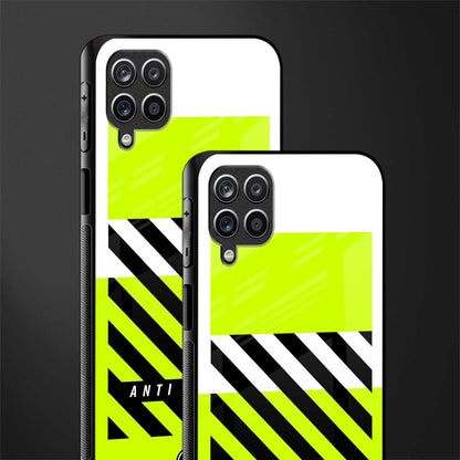 anti social back phone cover | glass case for samsung galaxy a22 4g