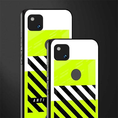 anti social back phone cover | glass case for google pixel 4a 4g