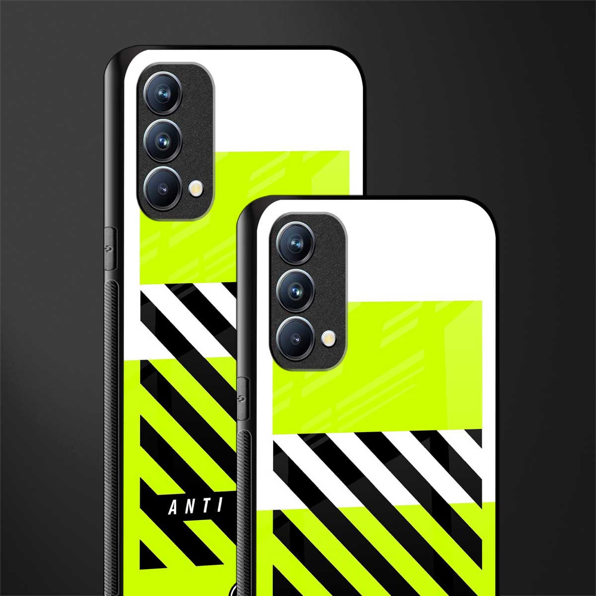 anti social glass case for oppo f19s image-2