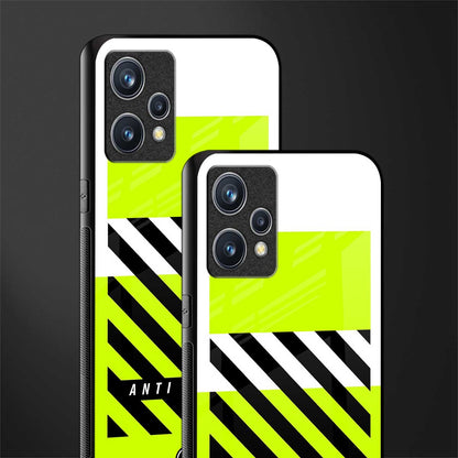 anti social glass case for realme 9 4g image-2