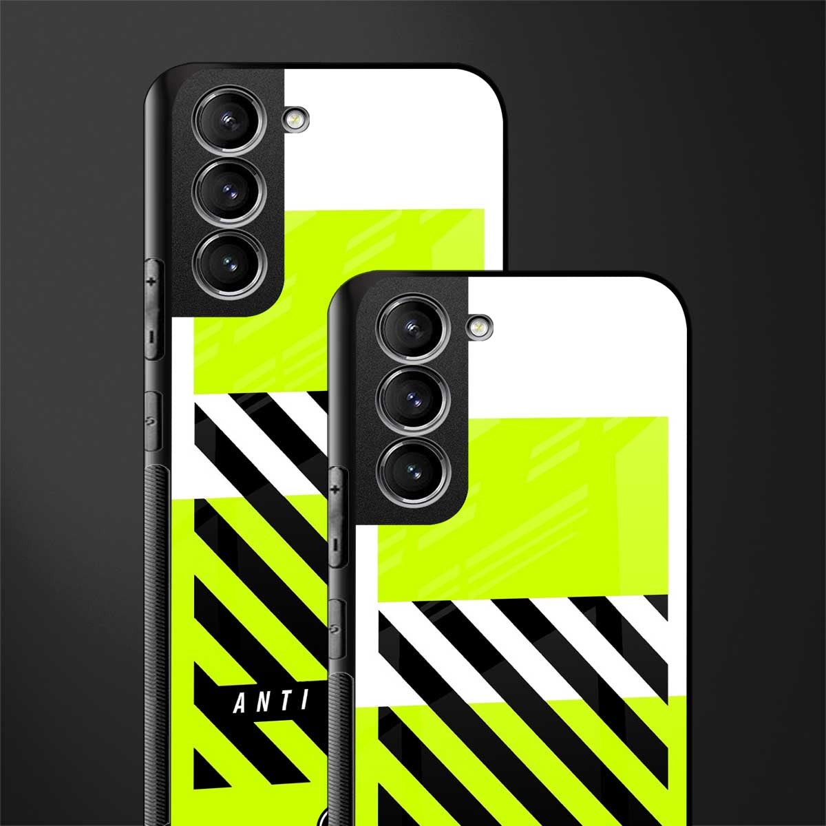 anti social glass case for samsung galaxy s21 fe 5g image-2