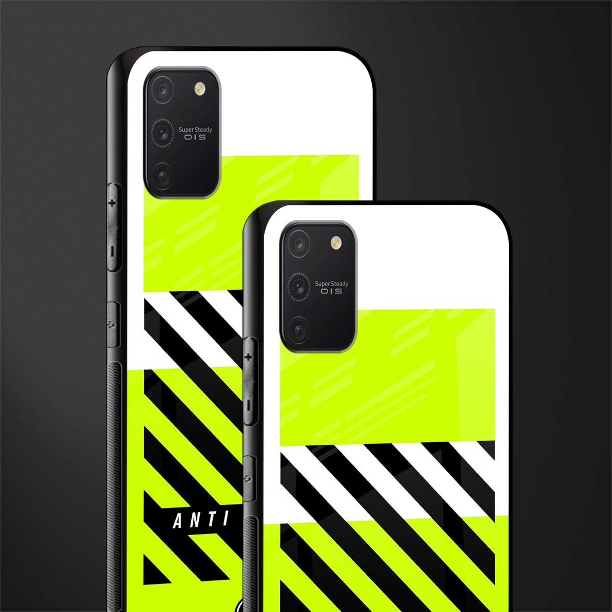 anti social glass case for samsung galaxy a91 image-2