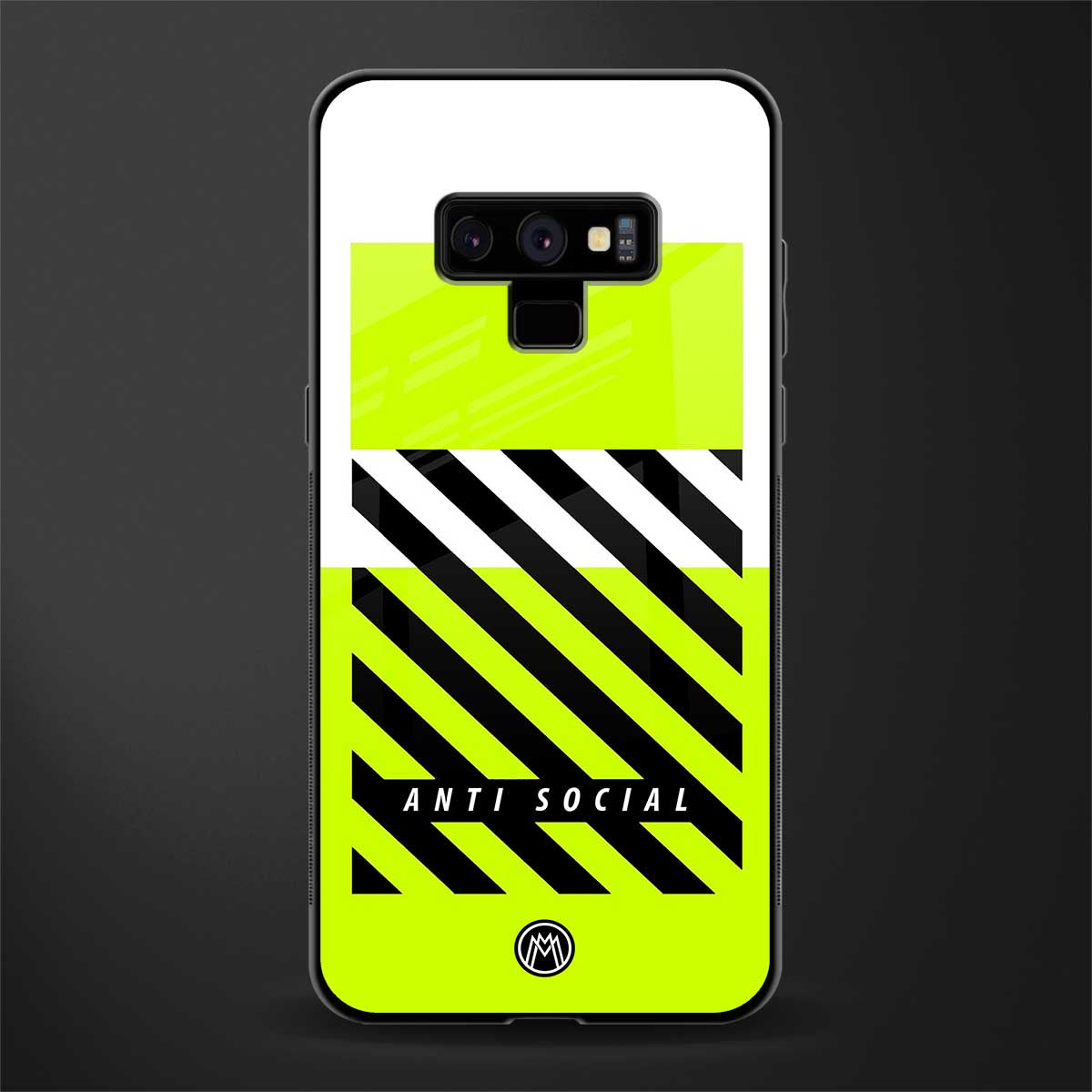 anti social glass case for samsung galaxy note 9 image