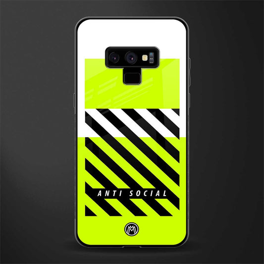 anti social glass case for samsung galaxy note 9 image
