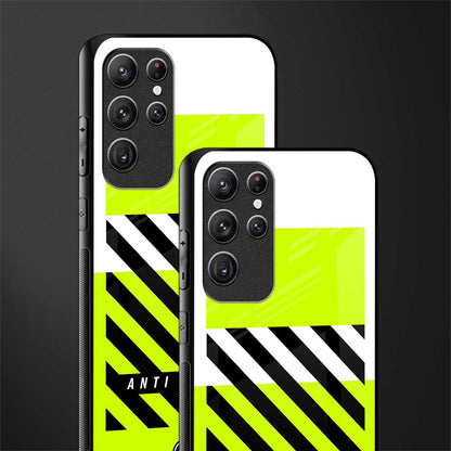 anti social glass case for samsung galaxy s21 ultra image-2