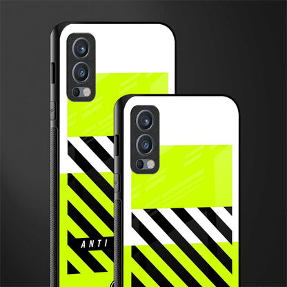 anti social glass case for oneplus nord 2 5g image-2