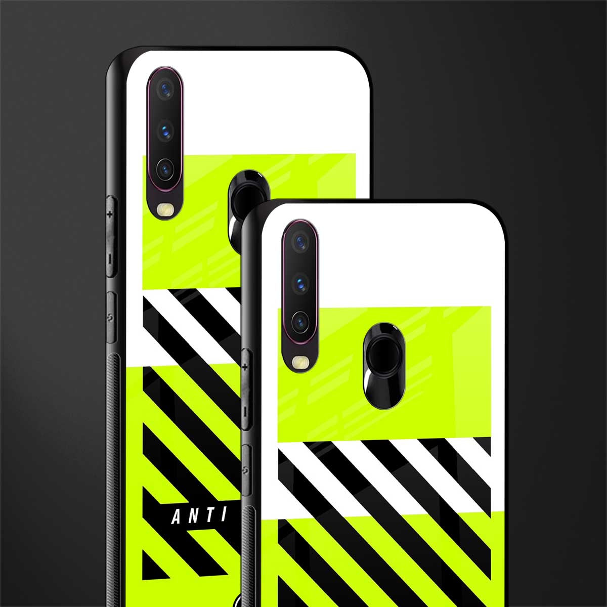 anti social glass case for vivo y15 image-2