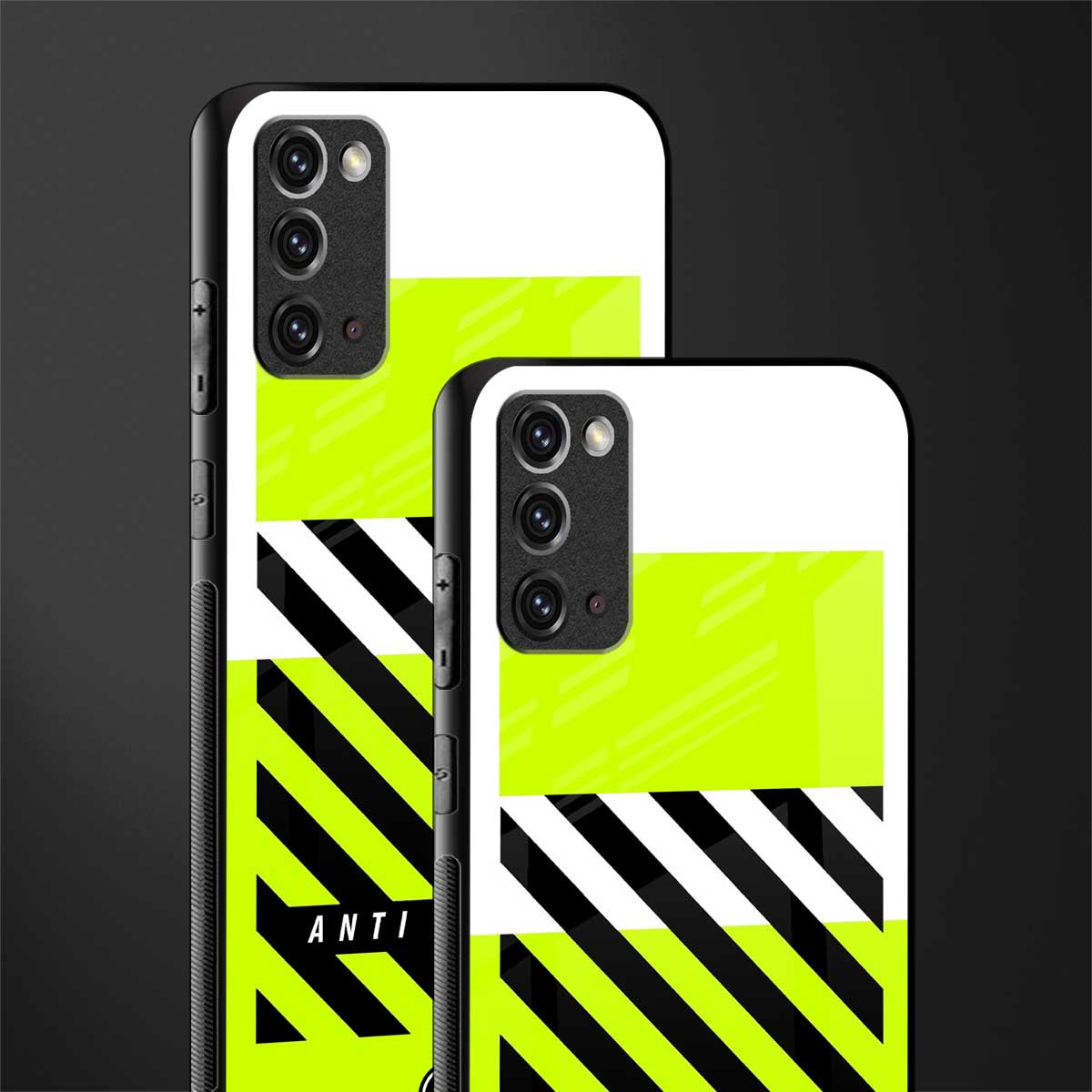 anti social glass case for samsung note 20 image-2