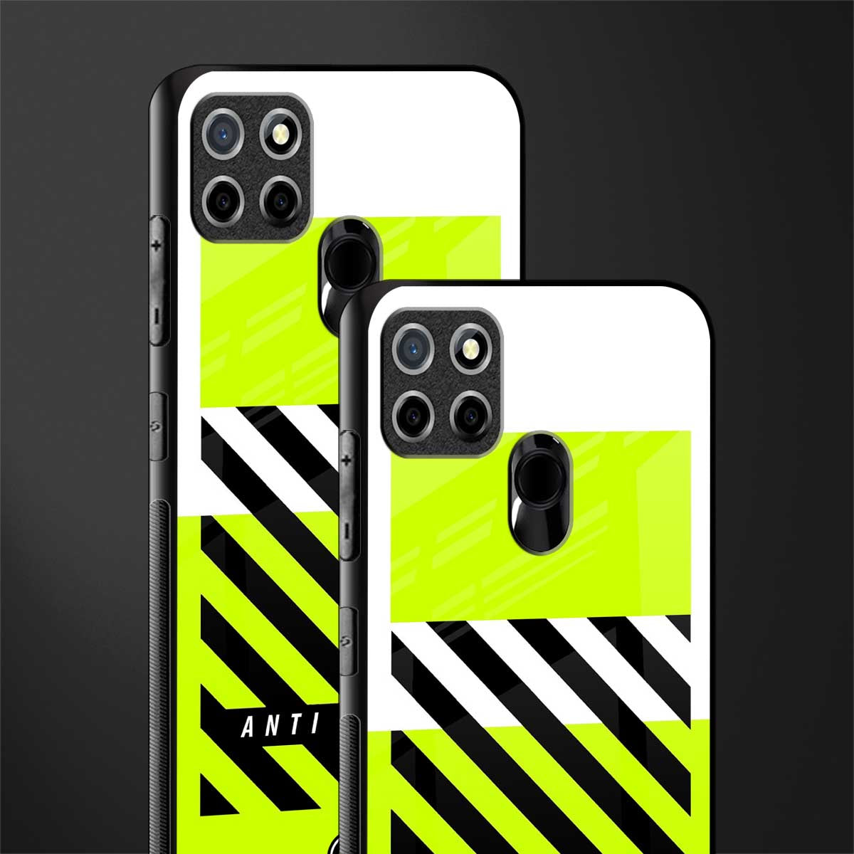 anti social glass case for realme narzo 20 image-2