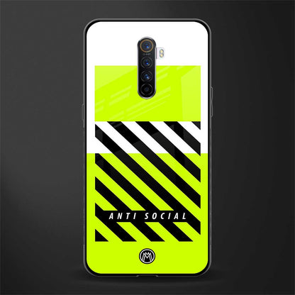 anti social glass case for realme x2 pro image