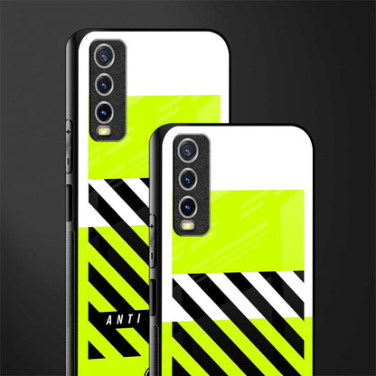 anti social glass case for vivo y12s image-2
