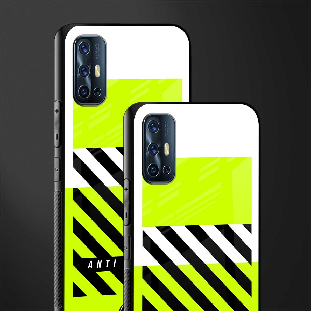 anti social glass case for vivo v17 image-2