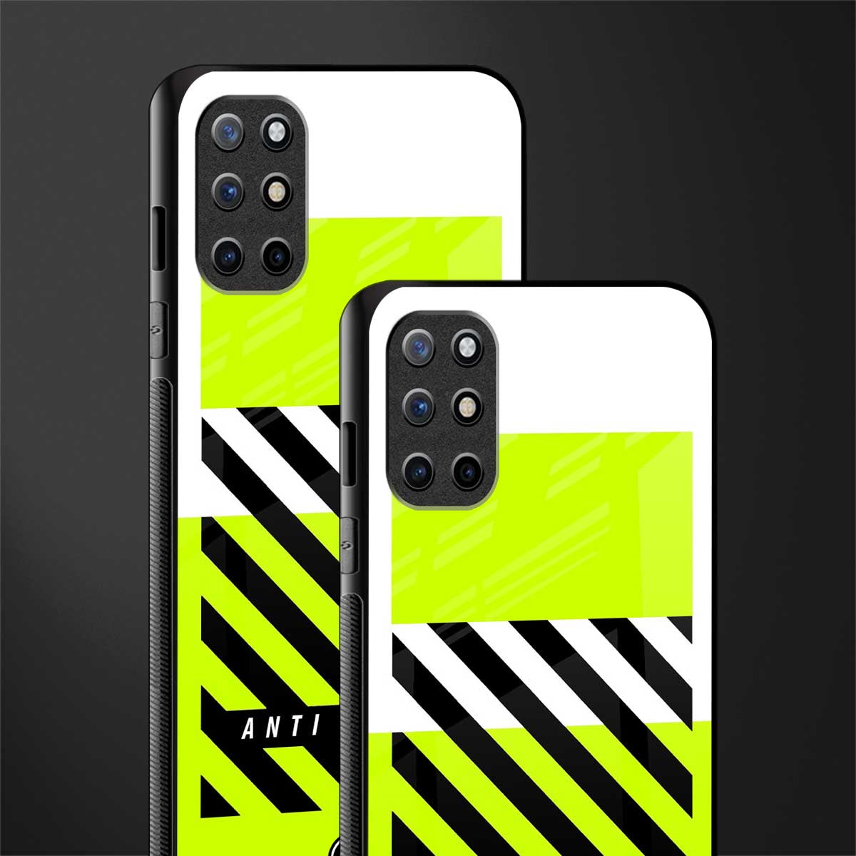 anti social glass case for oneplus 8t image-2