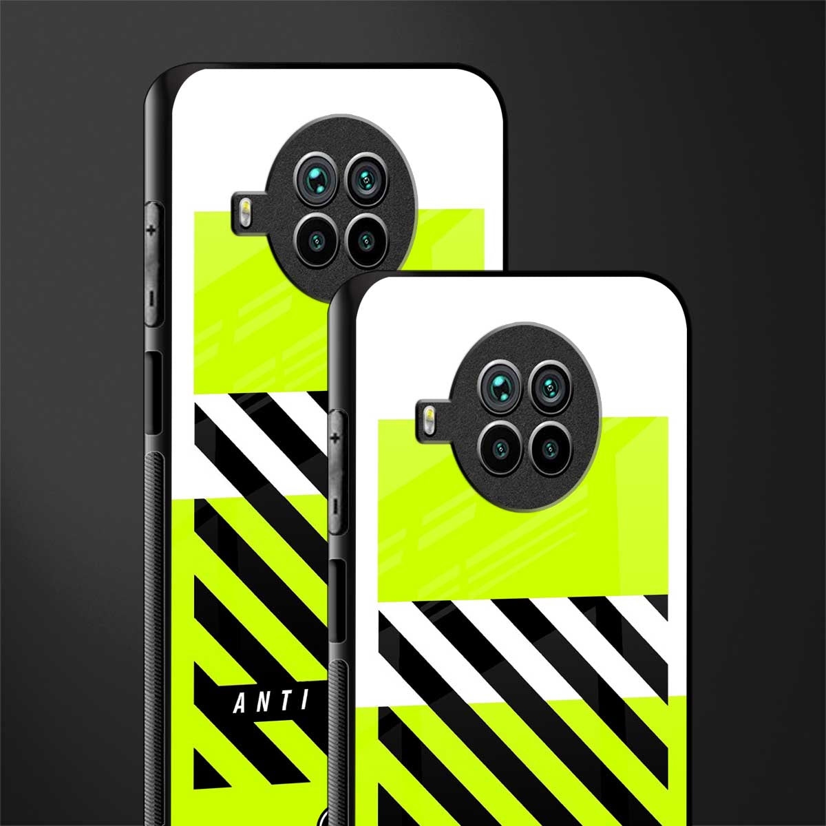 anti social glass case for mi 10i image-2