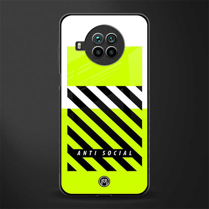 anti social glass case for mi 10i image