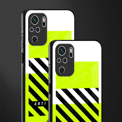 anti social glass case for redmi note 10s image-2