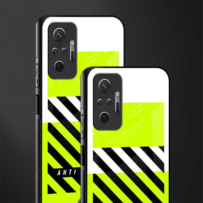 anti social glass case for redmi note 10 pro max image-2