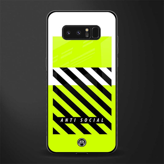 anti social glass case for samsung galaxy note 8 image