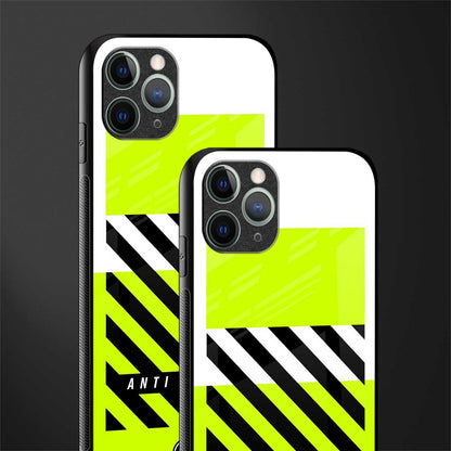 anti social glass case for iphone 11 pro image-2