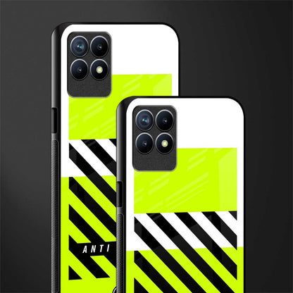 anti social glass case for realme 8i image-2